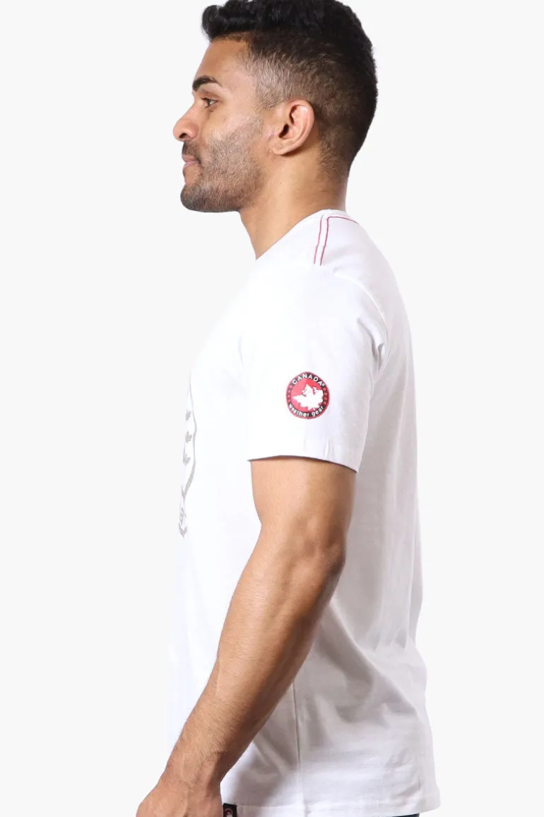 Canada Weather Gear Moose Print Tee - White