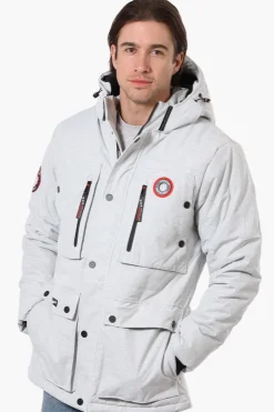 Canada Weather Gear Mouton Lined Parka Jacket - White
