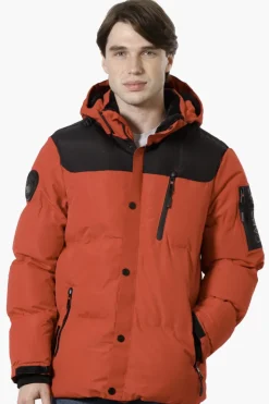 Canada Weather Gear Mouton Lined Bomber Jacket - Red