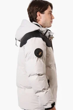 Canada Weather Gear Mouton Lined Bomber Jacket - Stone
