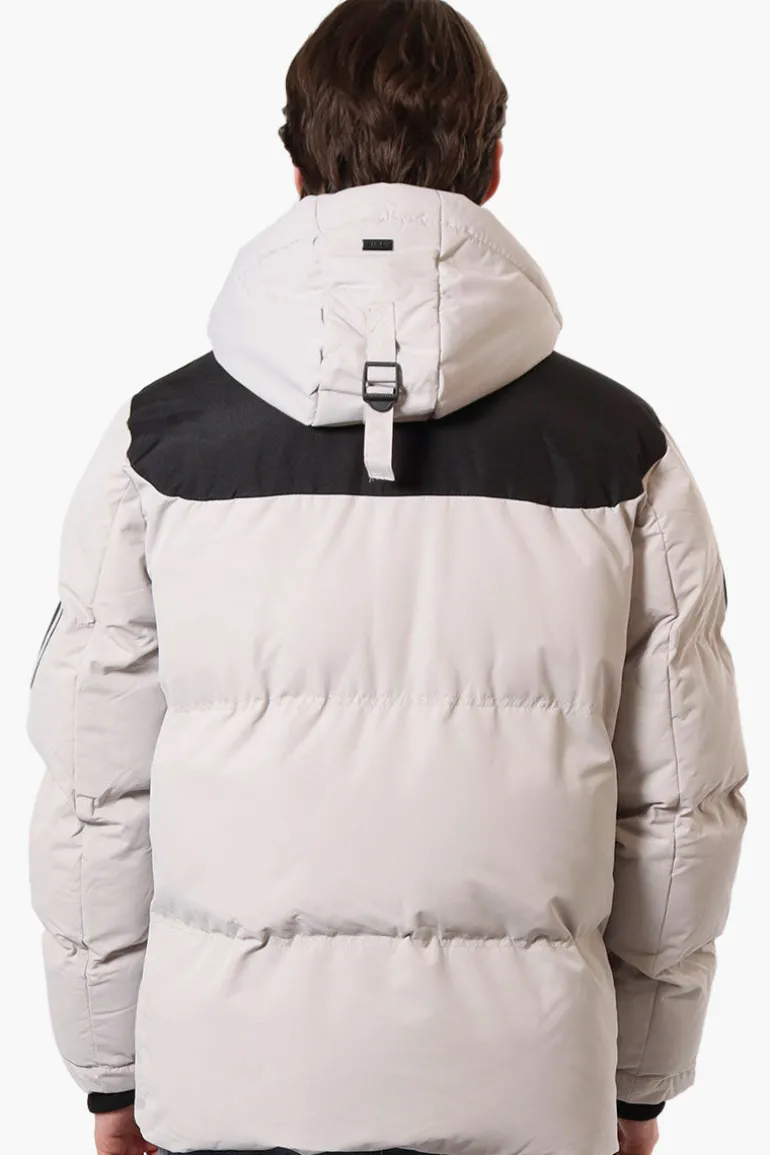Canada Weather Gear Mouton Lined Bomber Jacket - Stone