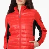 Canada Weather Gear Nylon Puffer Lightweight Jacket - Red
