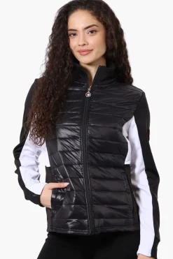 Canada Weather Gear Nylon Puffer Lightweight Jacket - Black