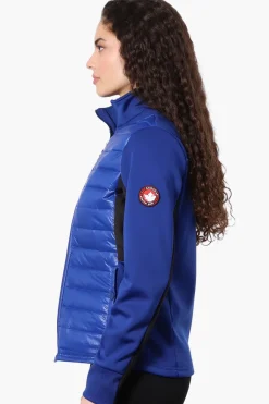 Canada Weather Gear Nylon Puffer Lightweight Jacket - Blue