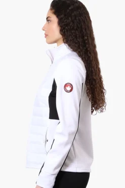 Canada Weather Gear Nylon Puffer Lightweight Jacket - White