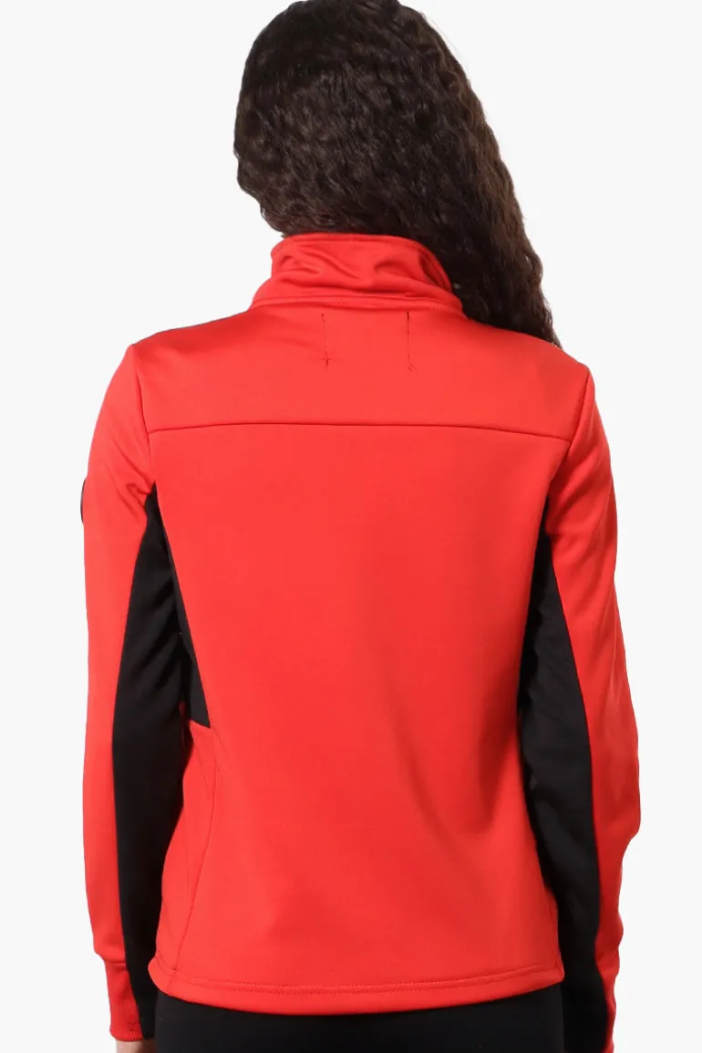 Canada Weather Gear Nylon Puffer Lightweight Jacket - Red