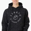 Canada Weather Gear Patterned Embroidered Hoodie - Black