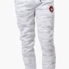 Canada Weather Gear Patterned Tie Waist Joggers - White