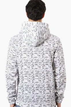 Canada Weather Gear Patterned Embroidered Hoodie - White