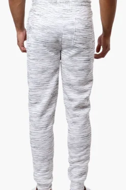 Canada Weather Gear Patterned Tie Waist Joggers - White