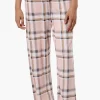 Canada Weather Gear Plaid Wide Leg Pajama Pants - Peach