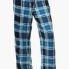 Canada Weather Gear Plaid Wide Leg Pajama Pants - Blue