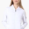 Canada Weather Gear Puffer Techno Fleece Lightweight Jacket - White