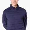Canada Weather Gear Puffer Techno Fleece Lightweight Jacket - Navy
