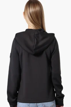 Canada Weather Gear Puffer Techno Fleece Lightweight Jacket - Black