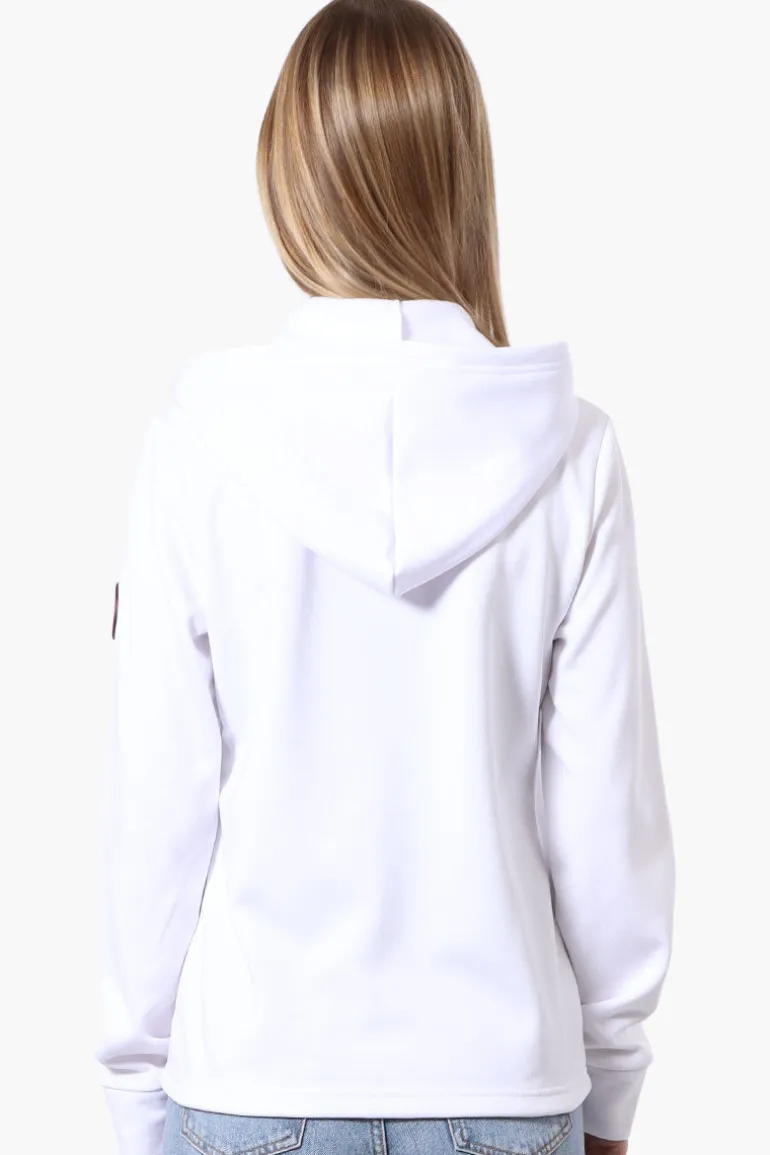 Canada Weather Gear Puffer Techno Fleece Lightweight Jacket - White