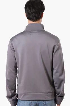 Canada Weather Gear Puffer Techno Fleece Lightweight Jacket - Grey