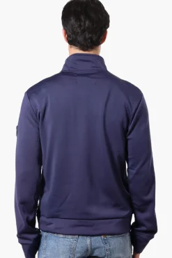 Canada Weather Gear Puffer Techno Fleece Lightweight Jacket - Navy