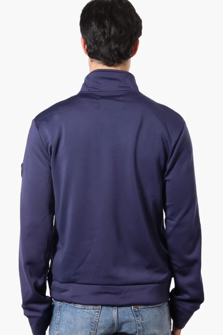 Canada Weather Gear Puffer Techno Fleece Lightweight Jacket - Navy