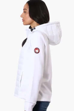 Canada Weather Gear Quilted Nylon Lightweight Jacket - White