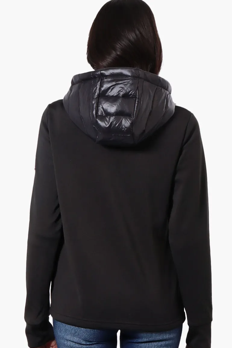 Canada Weather Gear Quilted Nylon Lightweight Jacket - Black