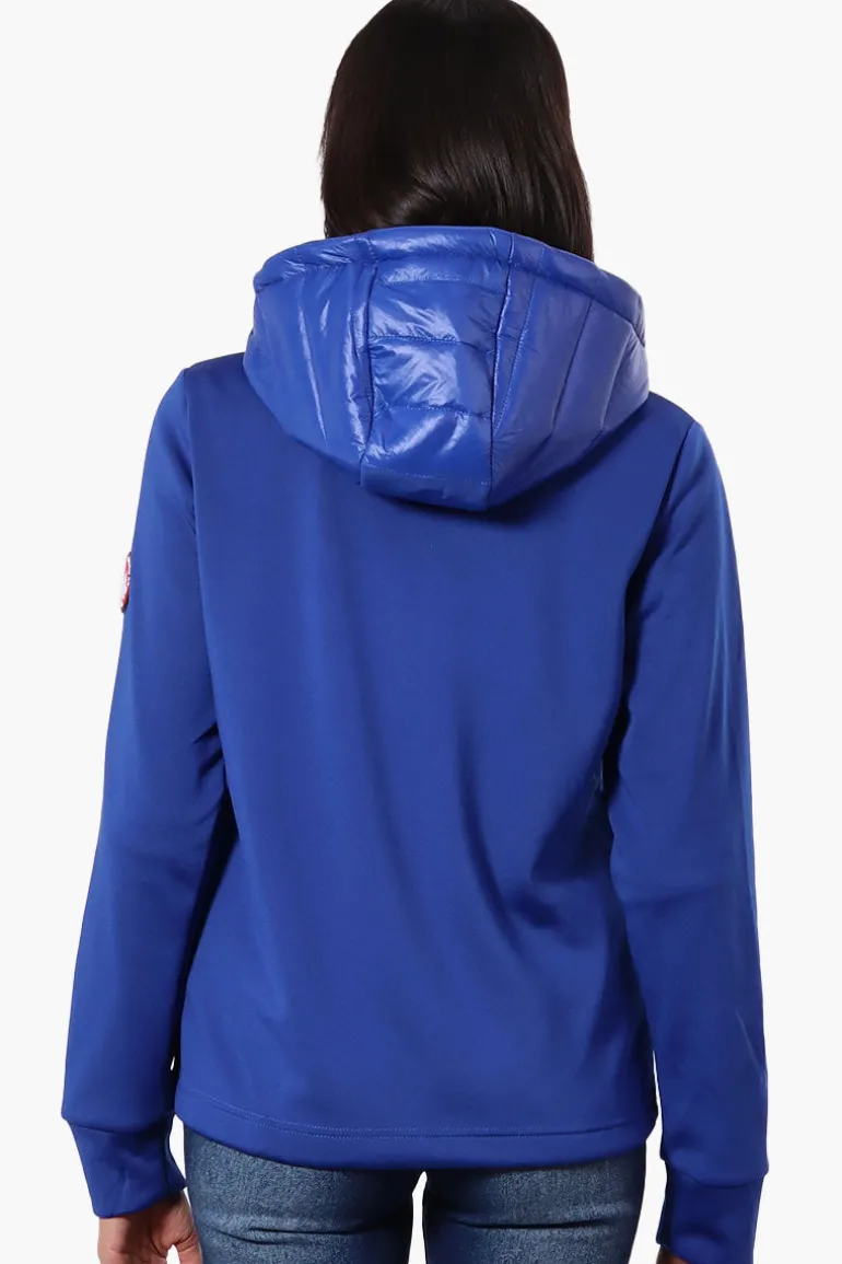 Canada Weather Gear Quilted Nylon Lightweight Jacket - Blue
