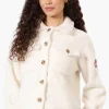 Canada Weather Gear Sherpa Lightweight Jacket - White