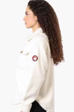 Canada Weather Gear Sherpa Lightweight Jacket - White
