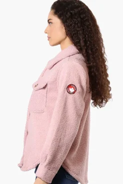 Canada Weather Gear Sherpa Lightweight Jacket - Pink