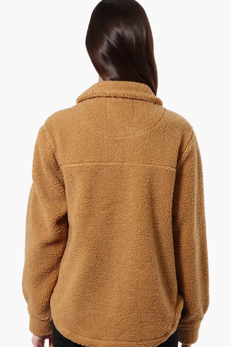 Canada Weather Gear Sherpa Lightweight Jacket - Brown