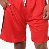 Canada Weather Gear Side Stripe Mesh Shorts - Red