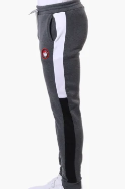 Canada Weather Gear Side Stripe Tie Waist Joggers - Grey