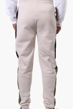 Canada Weather Gear Side Stripe Colour Block Joggers - Beige