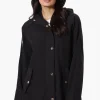 Canada Weather Gear Soft Shell Hooded Lightweight Jacket - Black