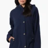 Canada Weather Gear Soft Shell Hooded Lightweight Jacket - Navy