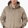 Canada Weather Gear Solid Twill Bomber Jacket - Beige