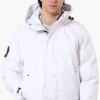 Canada Weather Gear Solid Twill Bomber Jacket - White