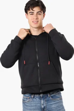Canada Weather Gear Solid Sherpa Lined Lightweight Jacket - Black