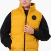 Canada Weather Gear Solid Bubble Vest - Mustard