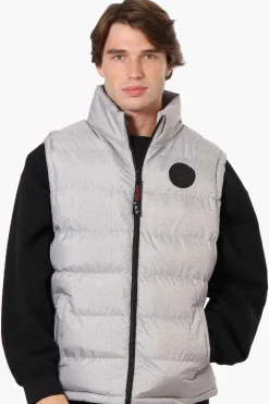 Canada Weather Gear Solid Bubble Vest - Grey