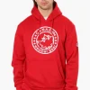 Canada Weather Gear Solid Centre Logo Hoodie - Red