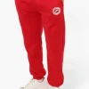 Canada Weather Gear Solid Tie Waist Joggers - Red
