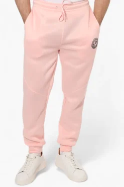 Canada Weather Gear Solid Tie Waist Joggers - Pink