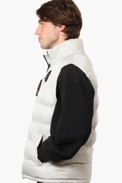 Canada Weather Gear Solid Bubble Vest - Stone