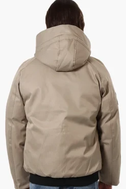 Canada Weather Gear Solid Twill Bomber Jacket - Beige