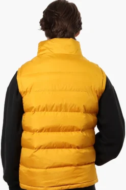 Canada Weather Gear Solid Bubble Vest - Mustard