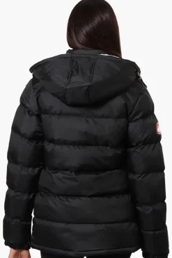 Canada Weather Gear Solid Bubble Bomber Jacket - Black