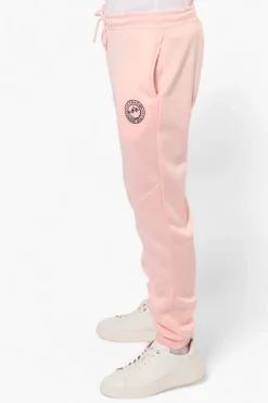 Canada Weather Gear Solid Tie Waist Joggers - Pink