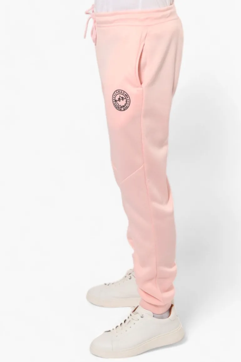 Canada Weather Gear Solid Tie Waist Joggers - Pink