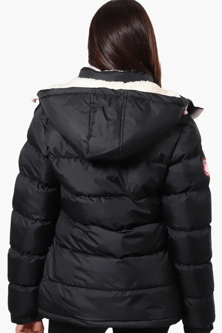 Canada Weather Gear Solid Bubble Bomber Jacket - Navy